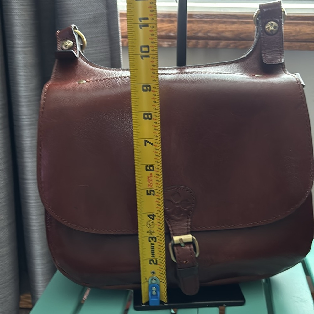 Patricia Nash Vintage Veg Tan Collection London Saddle Bag British Tan - Picture 11 of 13